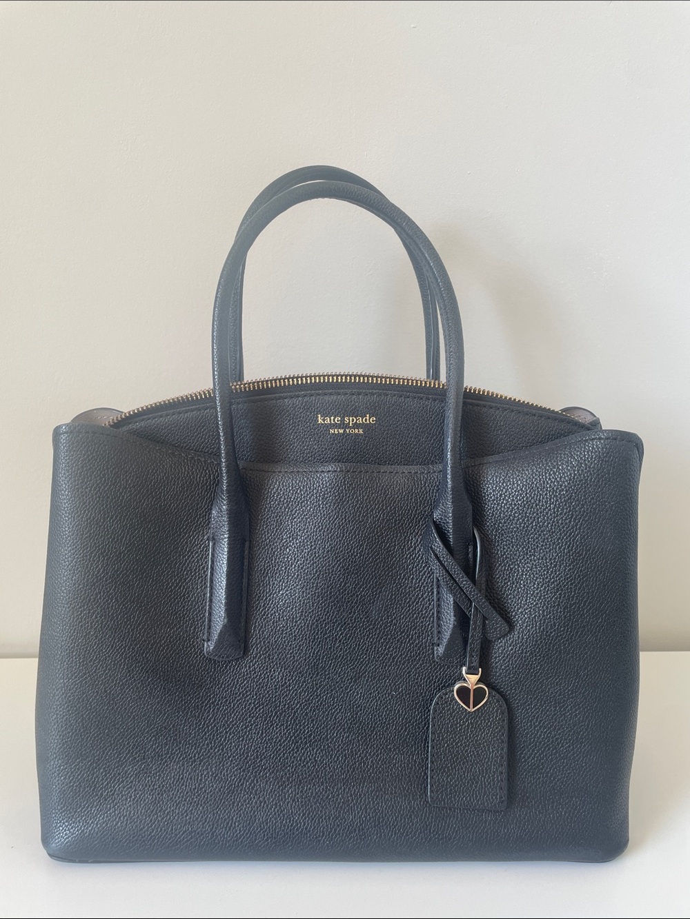 kate spade Black Margaux Medium Satchel